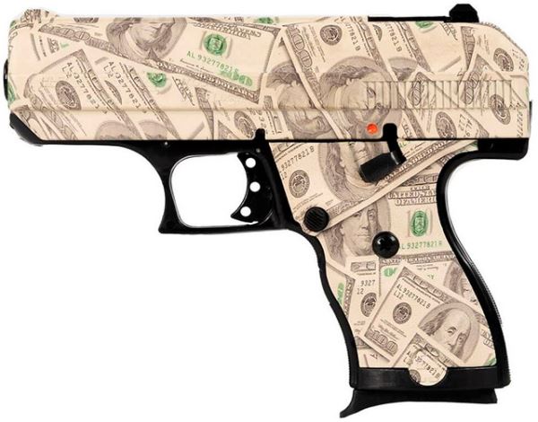 Стреляющие доллары. Пистолет C-9 Money Edition